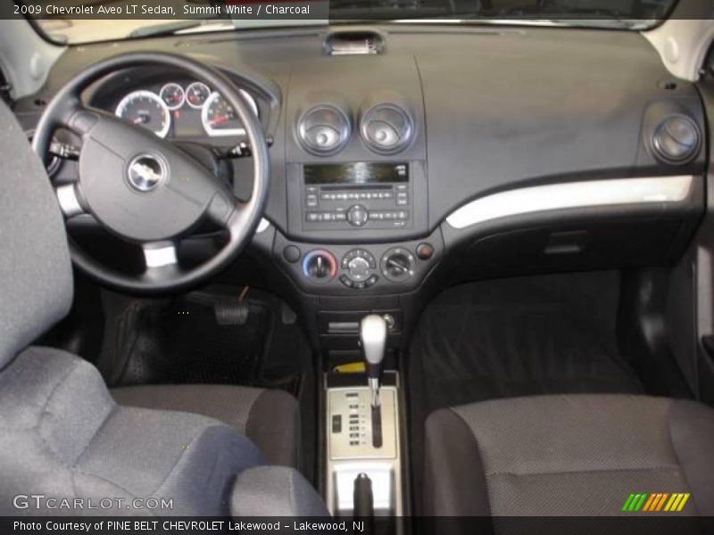 Summit White / Charcoal 2009 Chevrolet Aveo LT Sedan