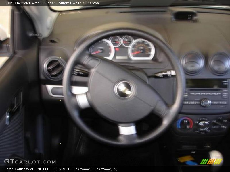 Summit White / Charcoal 2009 Chevrolet Aveo LT Sedan