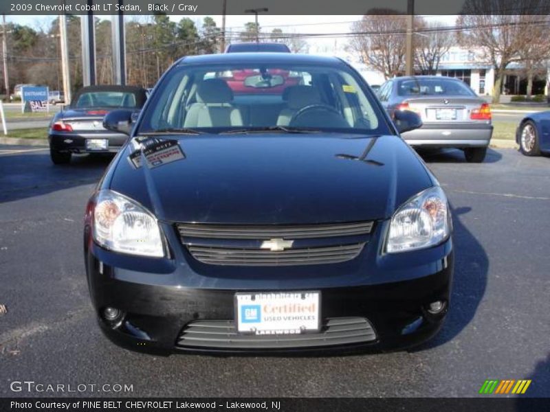 Black / Gray 2009 Chevrolet Cobalt LT Sedan