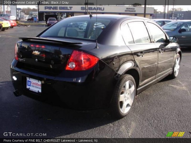Black / Gray 2009 Chevrolet Cobalt LT Sedan