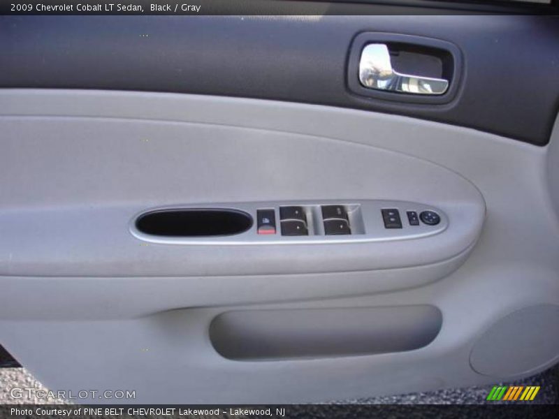 Black / Gray 2009 Chevrolet Cobalt LT Sedan