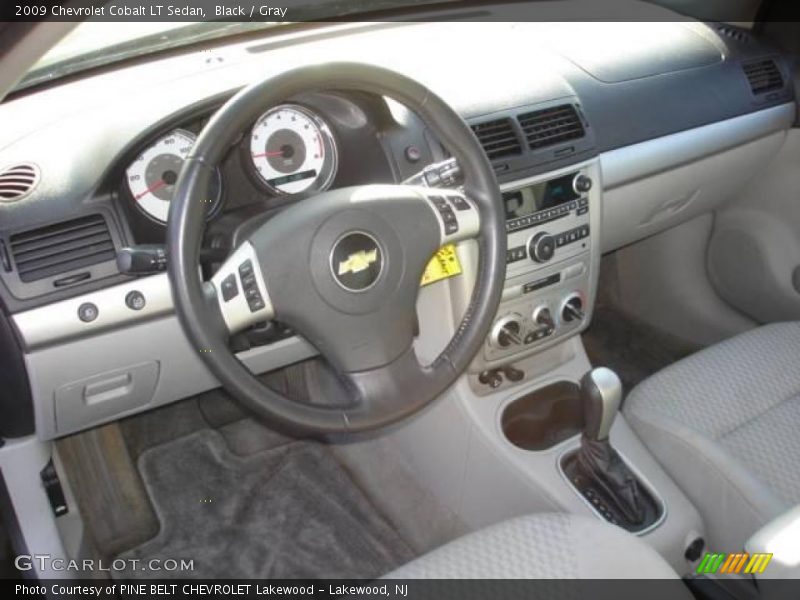 Black / Gray 2009 Chevrolet Cobalt LT Sedan