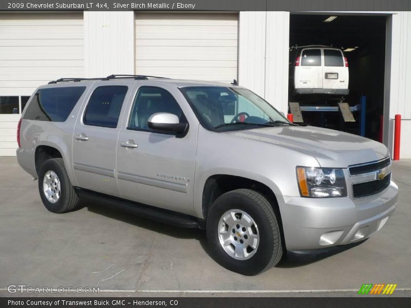 Silver Birch Metallic / Ebony 2009 Chevrolet Suburban LT 4x4