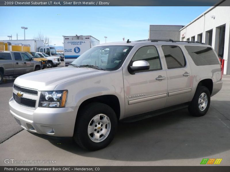 Silver Birch Metallic / Ebony 2009 Chevrolet Suburban LT 4x4