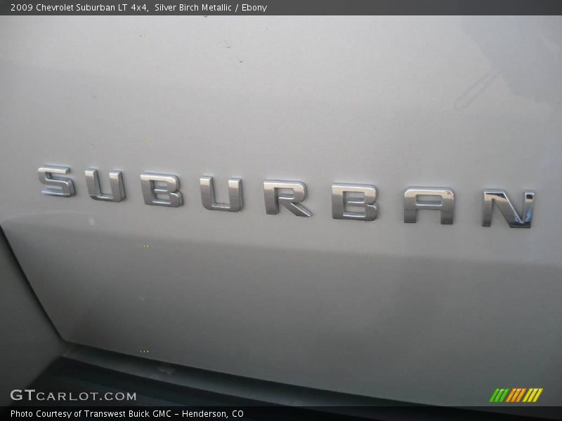Silver Birch Metallic / Ebony 2009 Chevrolet Suburban LT 4x4