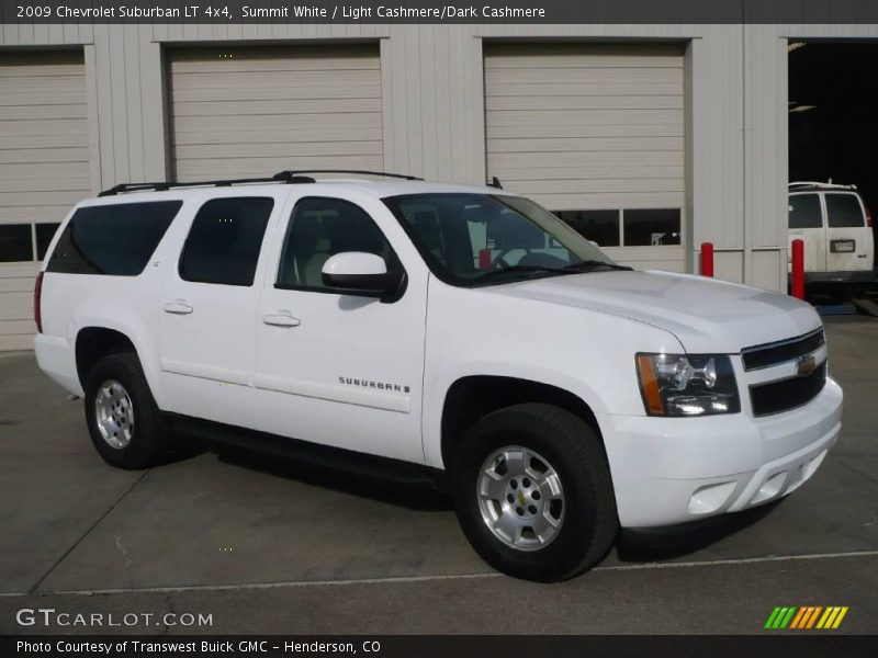 Summit White / Light Cashmere/Dark Cashmere 2009 Chevrolet Suburban LT 4x4