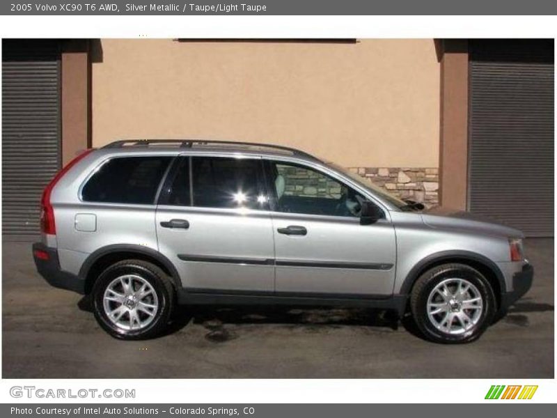 Silver Metallic / Taupe/Light Taupe 2005 Volvo XC90 T6 AWD