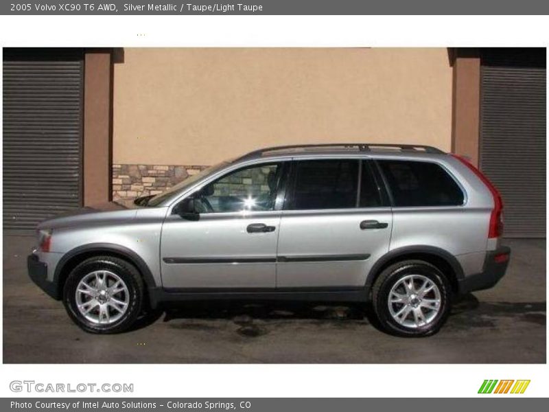 Silver Metallic / Taupe/Light Taupe 2005 Volvo XC90 T6 AWD