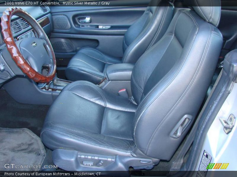 Mystic Silver Metallic / Gray 2001 Volvo C70 HT Convertible