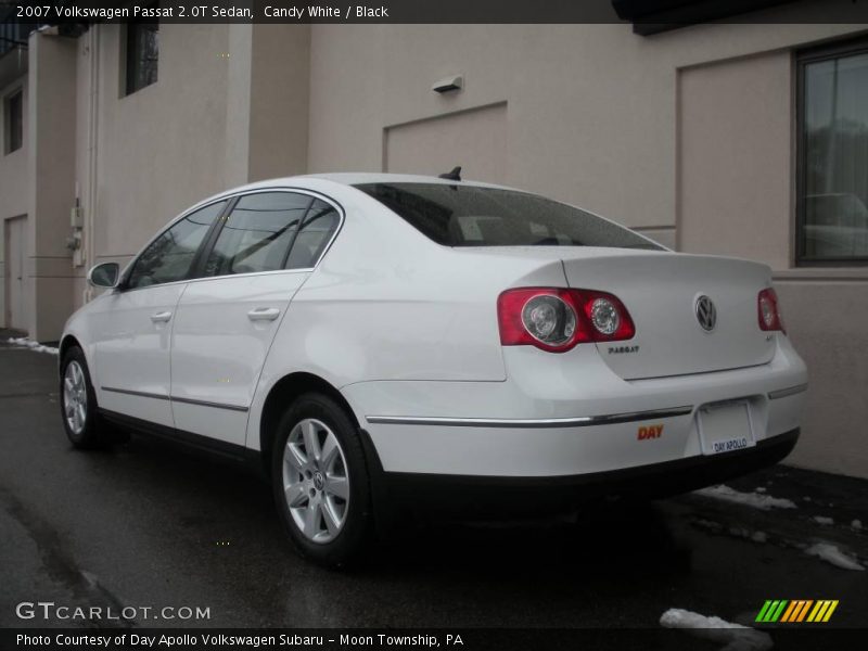 Candy White / Black 2007 Volkswagen Passat 2.0T Sedan