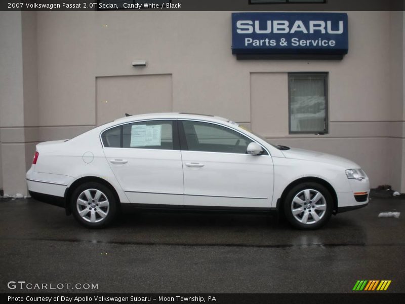 Candy White / Black 2007 Volkswagen Passat 2.0T Sedan