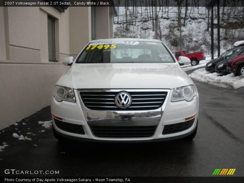 Candy White / Black 2007 Volkswagen Passat 2.0T Sedan