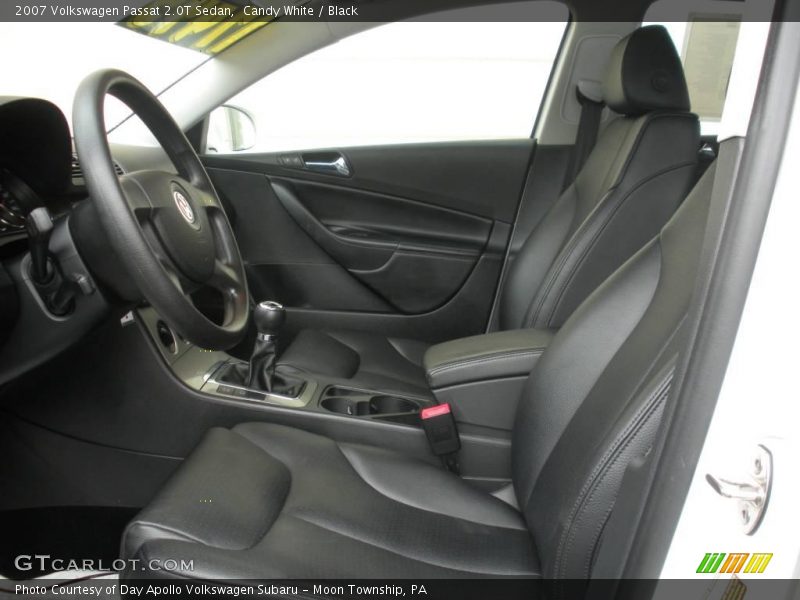 Candy White / Black 2007 Volkswagen Passat 2.0T Sedan