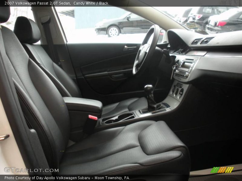 Candy White / Black 2007 Volkswagen Passat 2.0T Sedan
