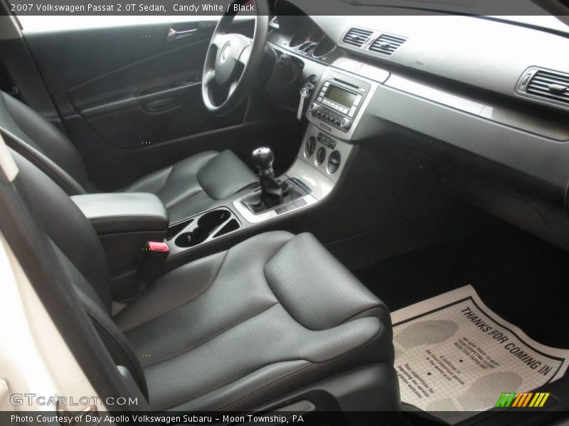 Candy White / Black 2007 Volkswagen Passat 2.0T Sedan