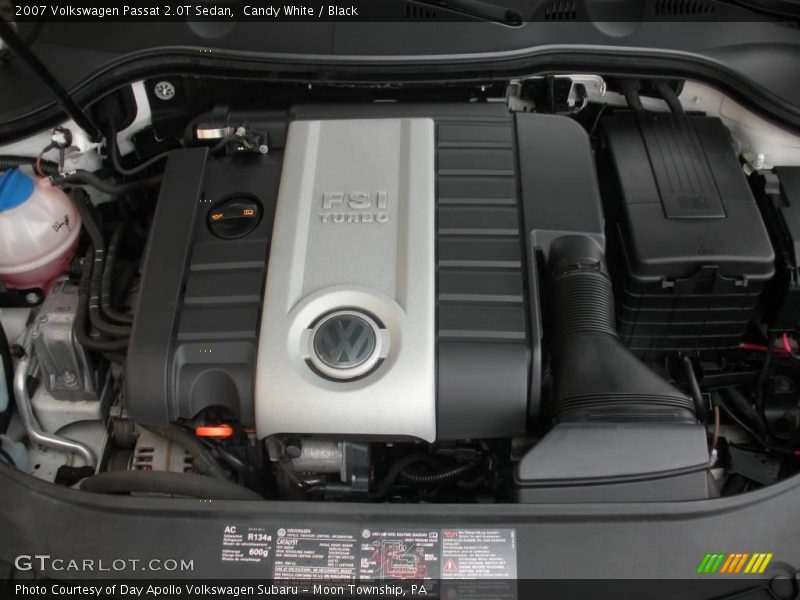Candy White / Black 2007 Volkswagen Passat 2.0T Sedan