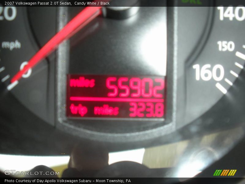 Candy White / Black 2007 Volkswagen Passat 2.0T Sedan