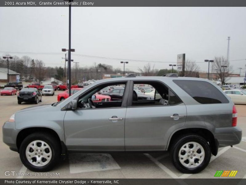 Granite Green Metallic / Ebony 2001 Acura MDX