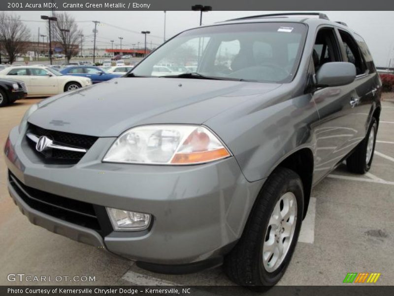 Granite Green Metallic / Ebony 2001 Acura MDX