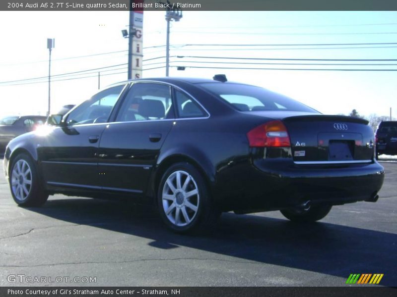 Brilliant Black / Platinum 2004 Audi A6 2.7T S-Line quattro Sedan