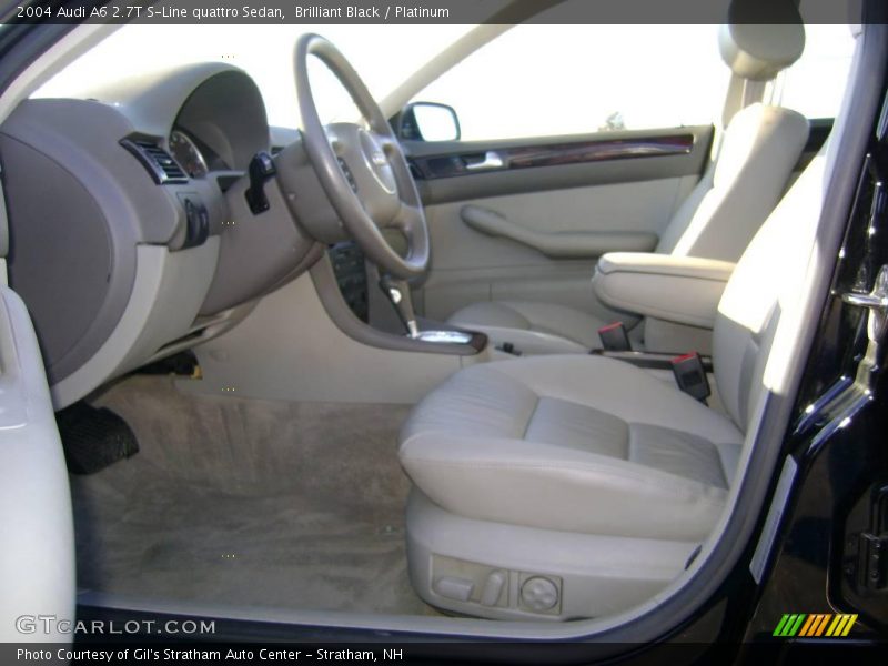 Brilliant Black / Platinum 2004 Audi A6 2.7T S-Line quattro Sedan