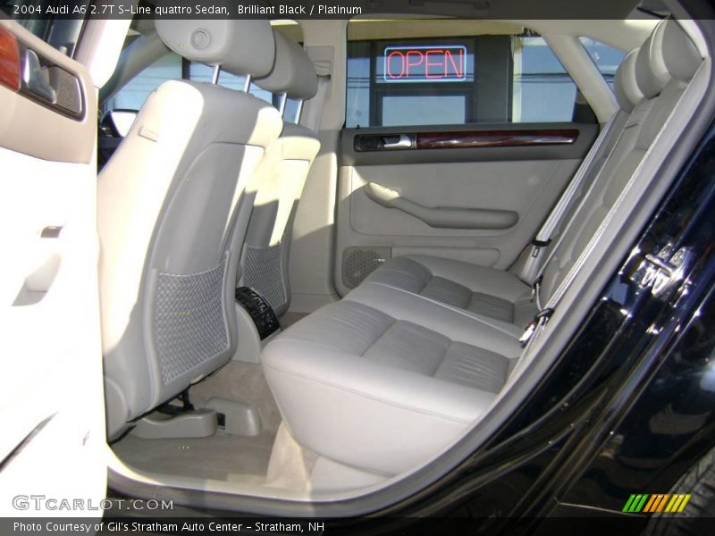 Brilliant Black / Platinum 2004 Audi A6 2.7T S-Line quattro Sedan