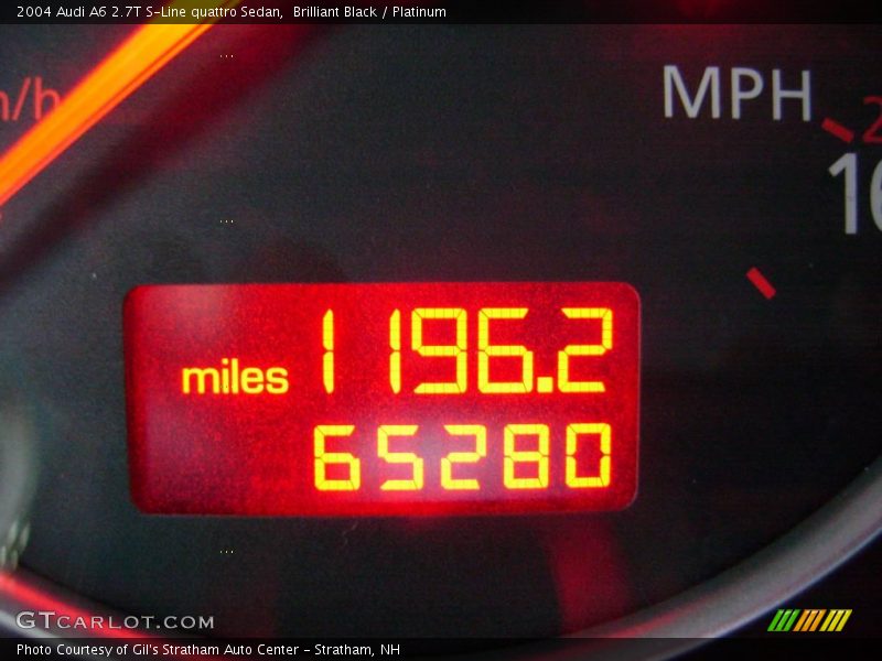 Brilliant Black / Platinum 2004 Audi A6 2.7T S-Line quattro Sedan