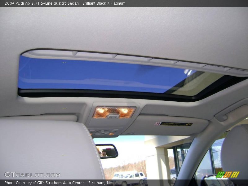 Brilliant Black / Platinum 2004 Audi A6 2.7T S-Line quattro Sedan