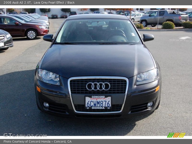 Lava Grey Pearl Effect / Black 2008 Audi A3 2.0T