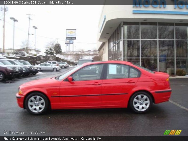 Bright Red / Sand 2000 BMW 3 Series 323i Sedan