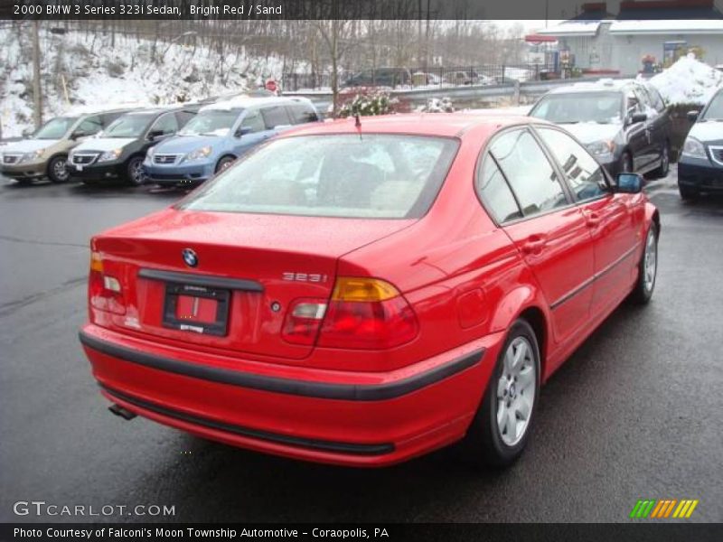 Bright Red / Sand 2000 BMW 3 Series 323i Sedan