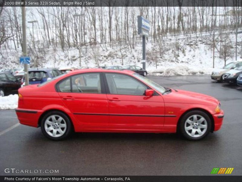 Bright Red / Sand 2000 BMW 3 Series 323i Sedan