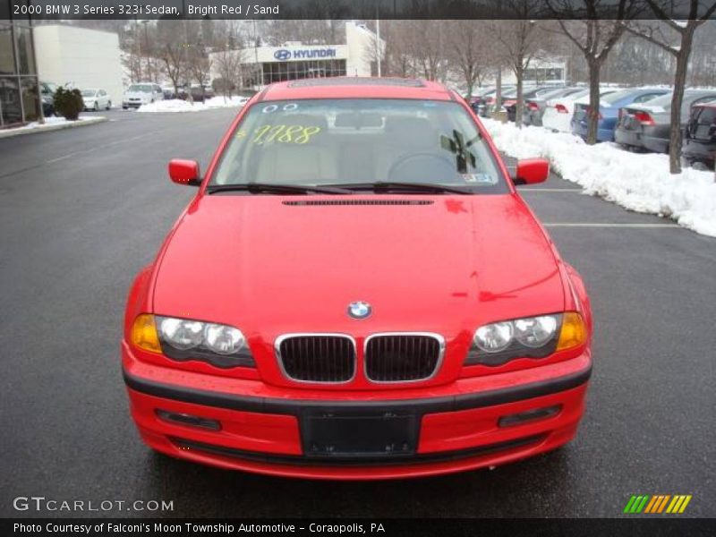 Bright Red / Sand 2000 BMW 3 Series 323i Sedan