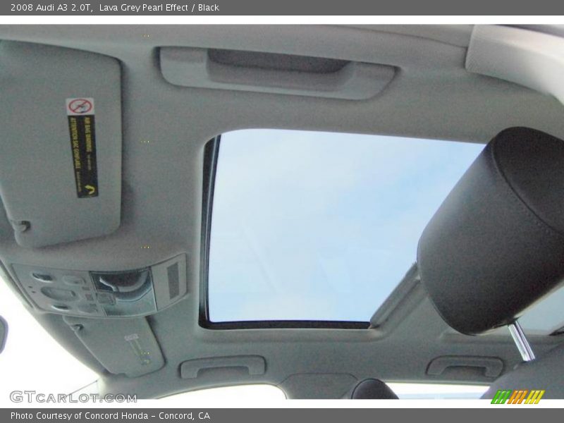 Lava Grey Pearl Effect / Black 2008 Audi A3 2.0T