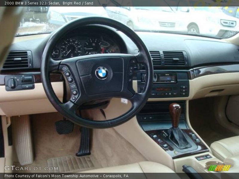 Bright Red / Sand 2000 BMW 3 Series 323i Sedan