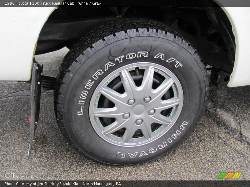 White / Gray 1996 Toyota T100 Truck Regular Cab