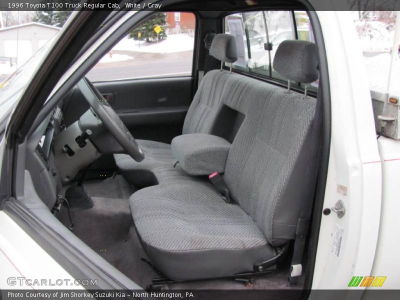 White / Gray 1996 Toyota T100 Truck Regular Cab