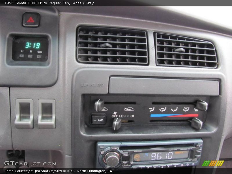 White / Gray 1996 Toyota T100 Truck Regular Cab