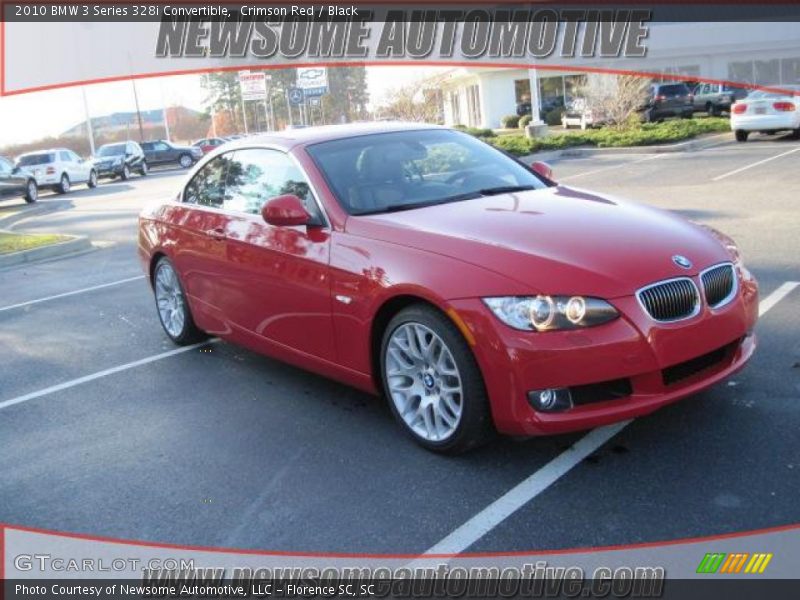 Crimson Red / Black 2010 BMW 3 Series 328i Convertible