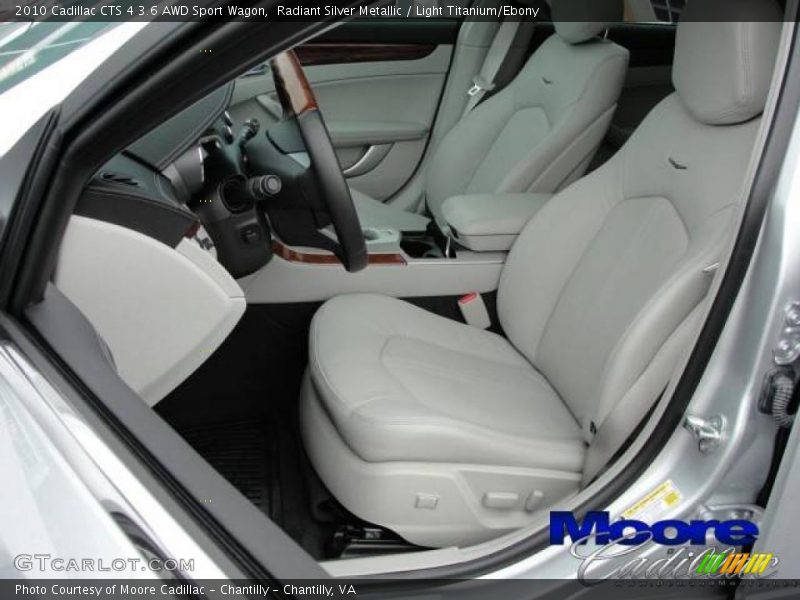 Radiant Silver Metallic / Light Titanium/Ebony 2010 Cadillac CTS 4 3.6 AWD Sport Wagon