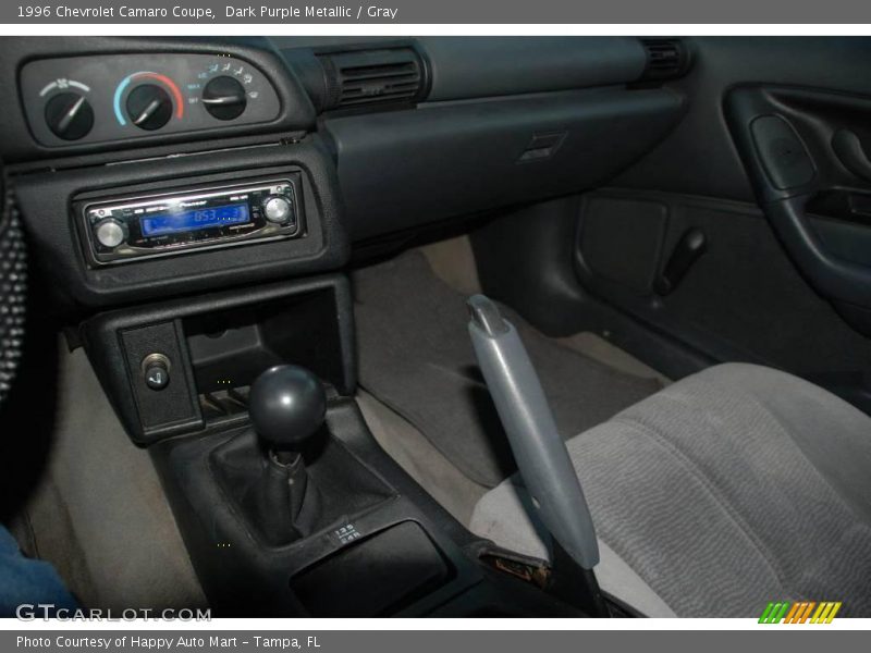 Dark Purple Metallic / Gray 1996 Chevrolet Camaro Coupe