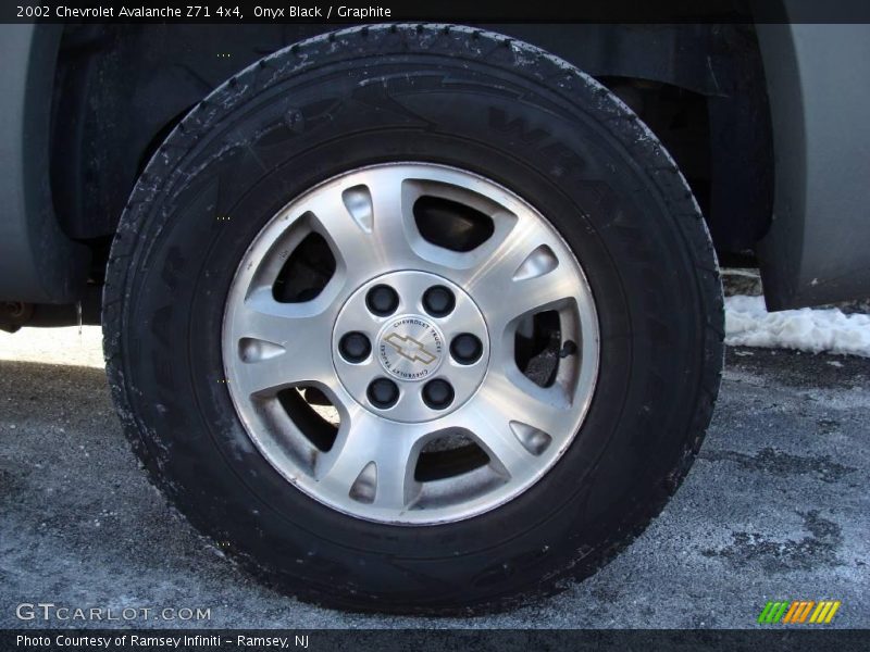 Onyx Black / Graphite 2002 Chevrolet Avalanche Z71 4x4
