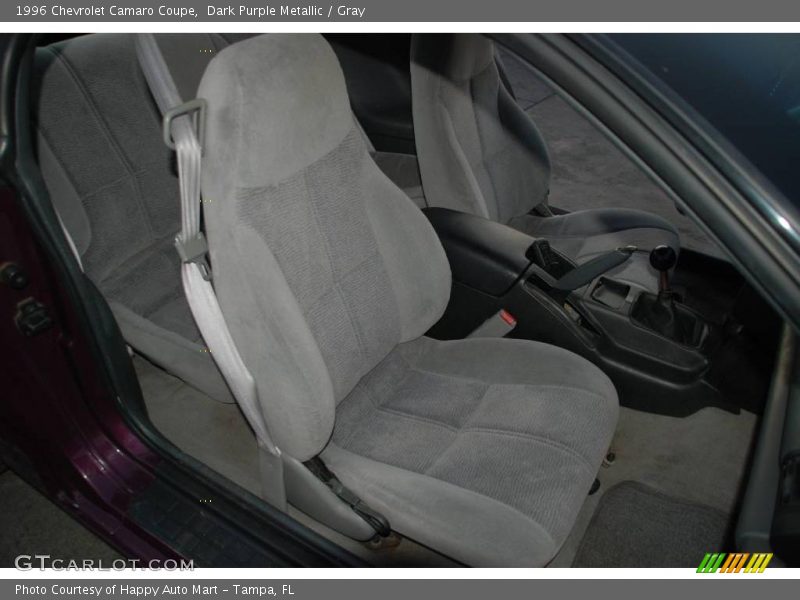 Dark Purple Metallic / Gray 1996 Chevrolet Camaro Coupe
