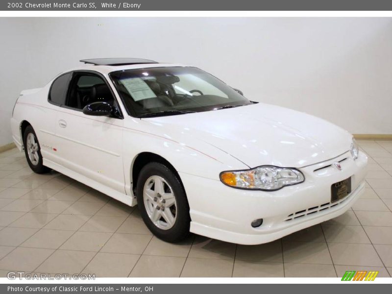 White / Ebony 2002 Chevrolet Monte Carlo SS