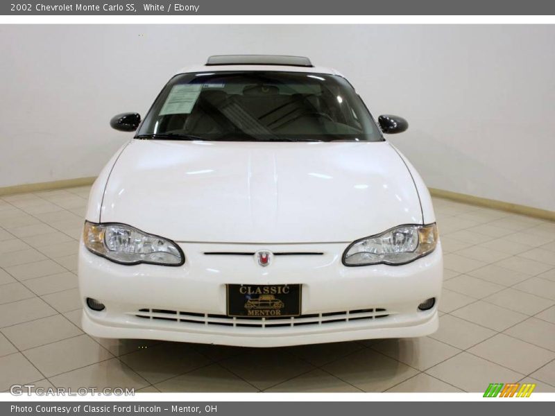 White / Ebony 2002 Chevrolet Monte Carlo SS