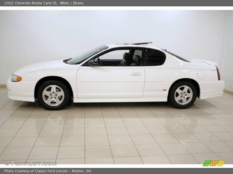 White / Ebony 2002 Chevrolet Monte Carlo SS