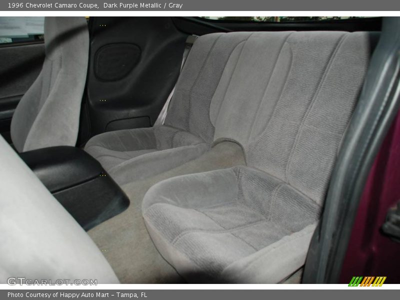 Dark Purple Metallic / Gray 1996 Chevrolet Camaro Coupe