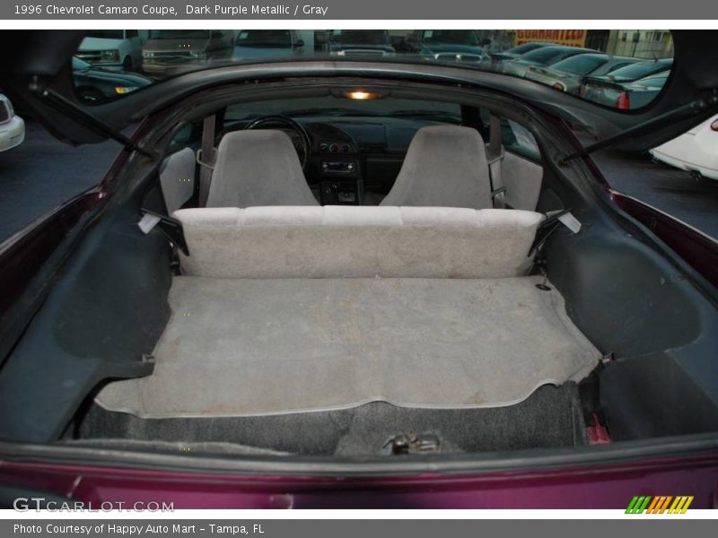 Dark Purple Metallic / Gray 1996 Chevrolet Camaro Coupe
