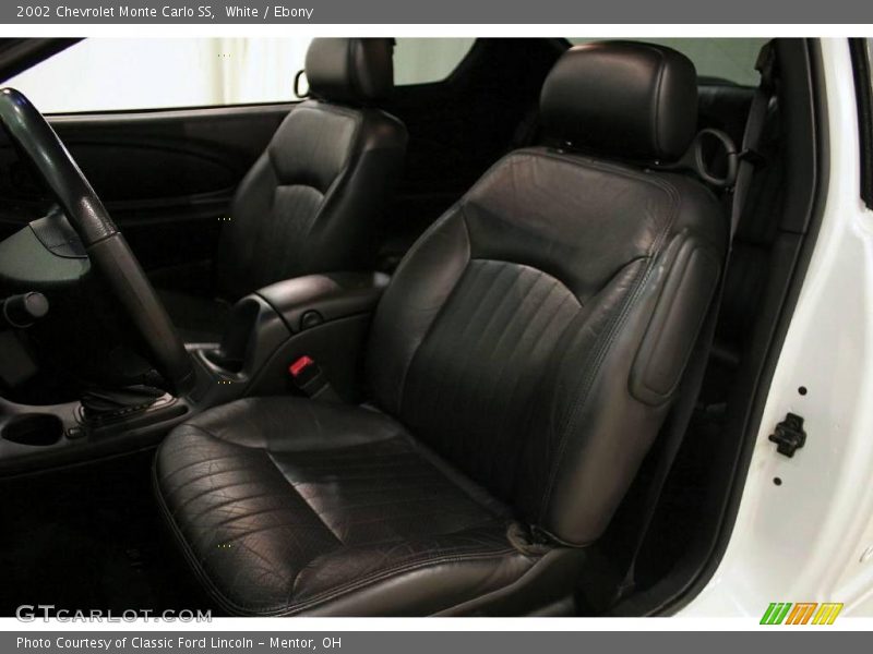White / Ebony 2002 Chevrolet Monte Carlo SS
