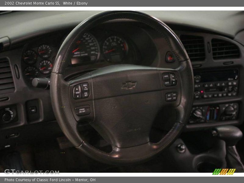 White / Ebony 2002 Chevrolet Monte Carlo SS